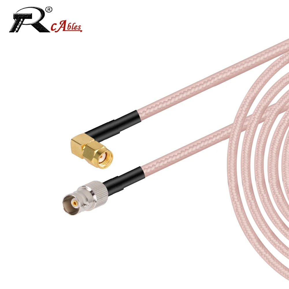 

Коннектор RP- SMA коаксиальный, разъем под прямым углом 90-BNC FemaleJack RG316, коаксиальный кабель с отрезом, Wi-Fi роутер, антенна, Перемычка 10-50 см