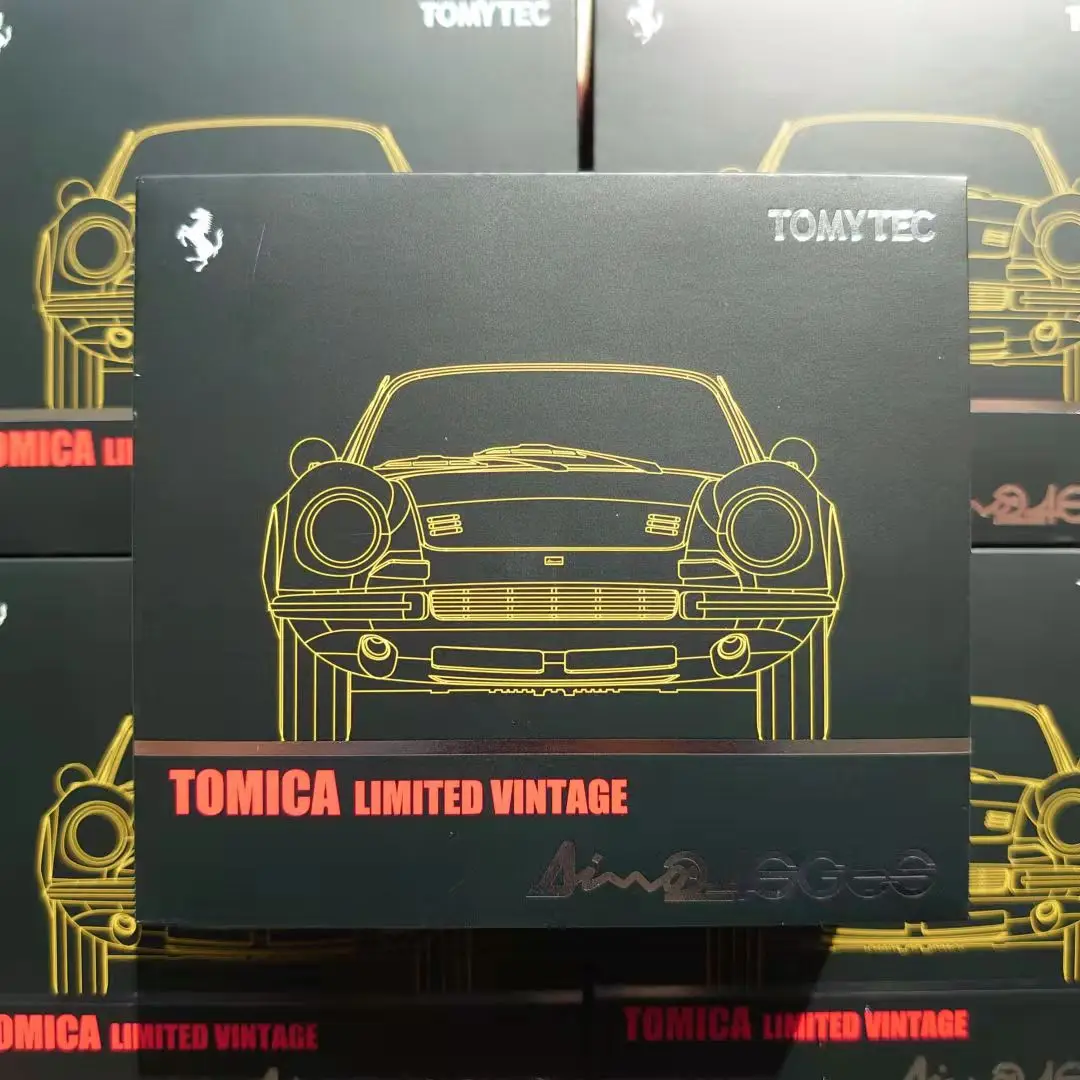 

TOMY TLV LV Ferrari Dino 246 GTS Коллекционная версия металлическая литая модель гоночный автомобиль детские игрушки подарок