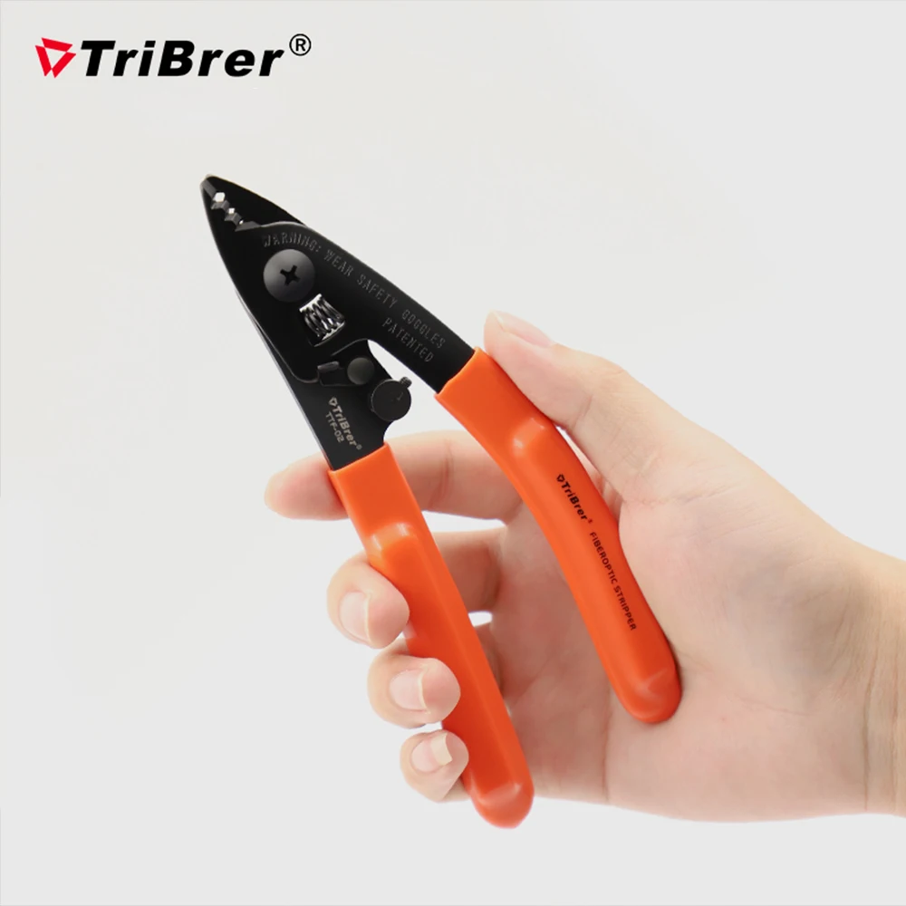 2 in1 TriBrer TTP-01 TTF-02 Fiber Cable Stripping Pliers Miller TTF02 Three Mouth Strippers TTP01 Leather Cable Stripping Pliers