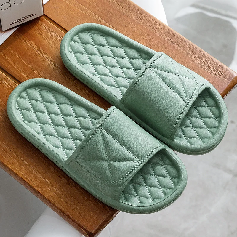 Fashion Women Thick Sole Slippers Summer Beach Slides Shoes Bathroom Anti-Slip Home Slipper Soft Sandals