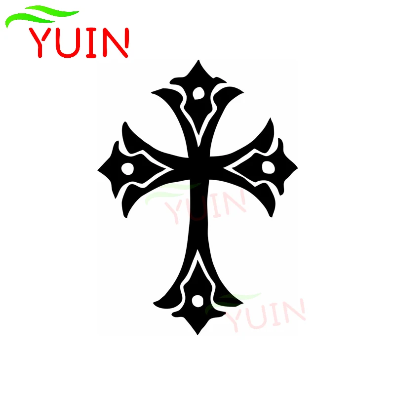 

YUIN The Holy Cross Jesus Car Sticker Motorcycle Cars Accessories Fashion Personality Body Bumper Decoration Waterproof Decal
