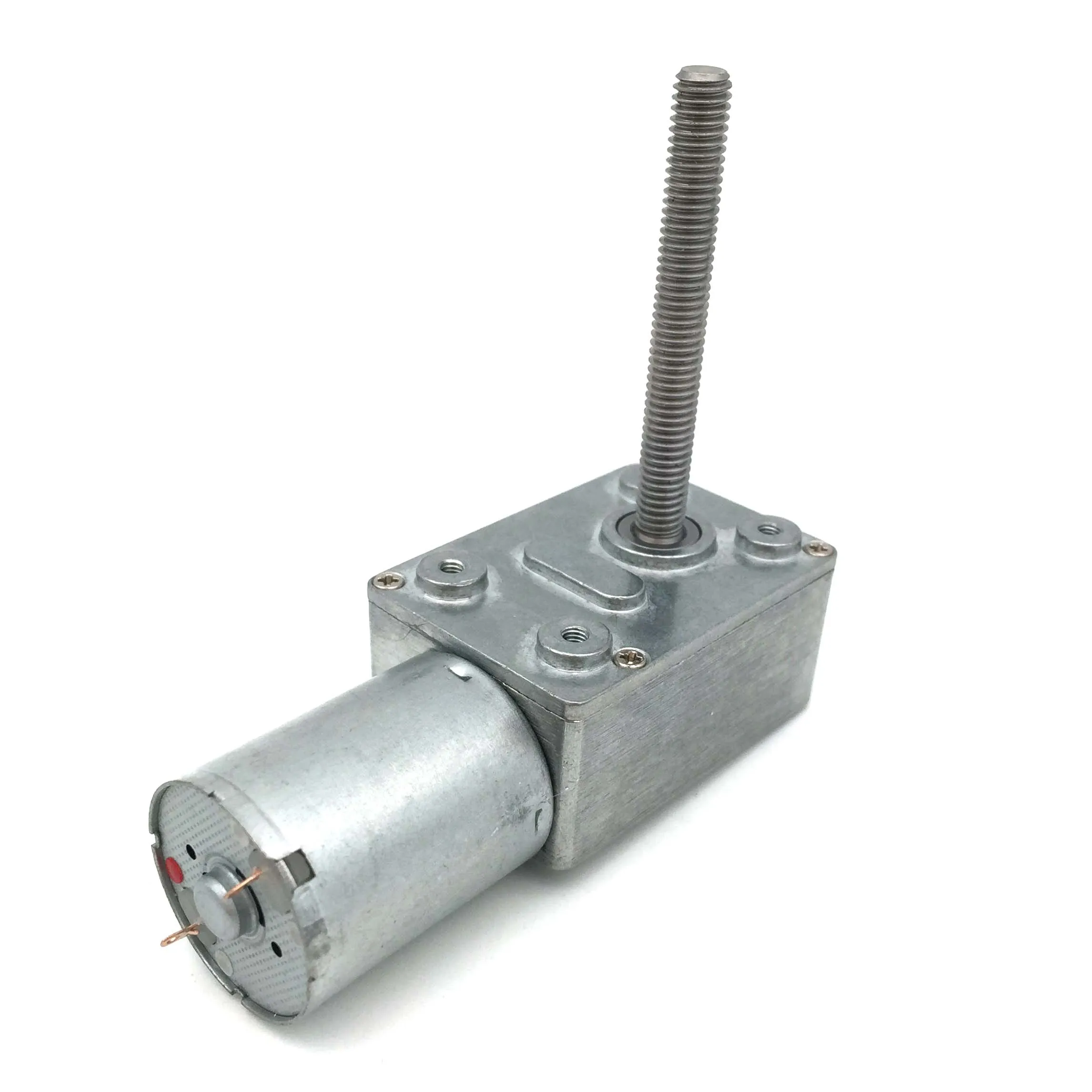 Редукторный электродвигатель постоянного тока 6 В, 12 В, 24 В, 6-370 об/мин, турбодвигатель С червячным редуктором, с высоким крутящим моментом, с автоблокировкой, редукторный электродвигатель, 150