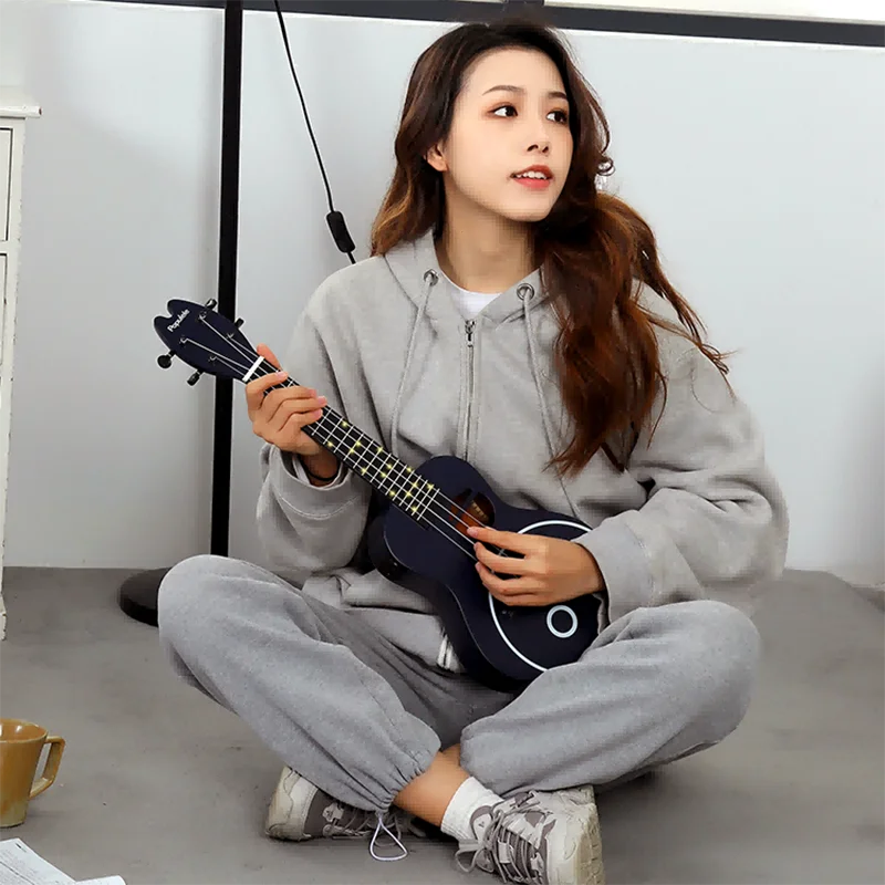 

23 Inch Soprano Music Ukulele Mini Strings Travel Mechanical Finger Picks Ukulele High Quality Guita Tenor Classical Guitar