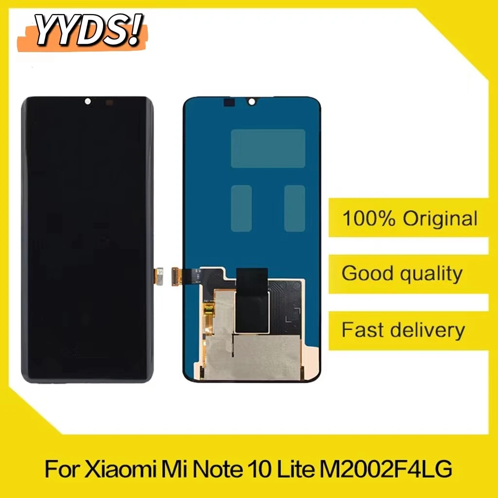 

Original 6.47" AMOLED For Xiaomi Note 10 Lite LCD Display Touch Screen With Frame For Xiaomi Mi CC9 Pro/ Note 10 Pro / Note 10