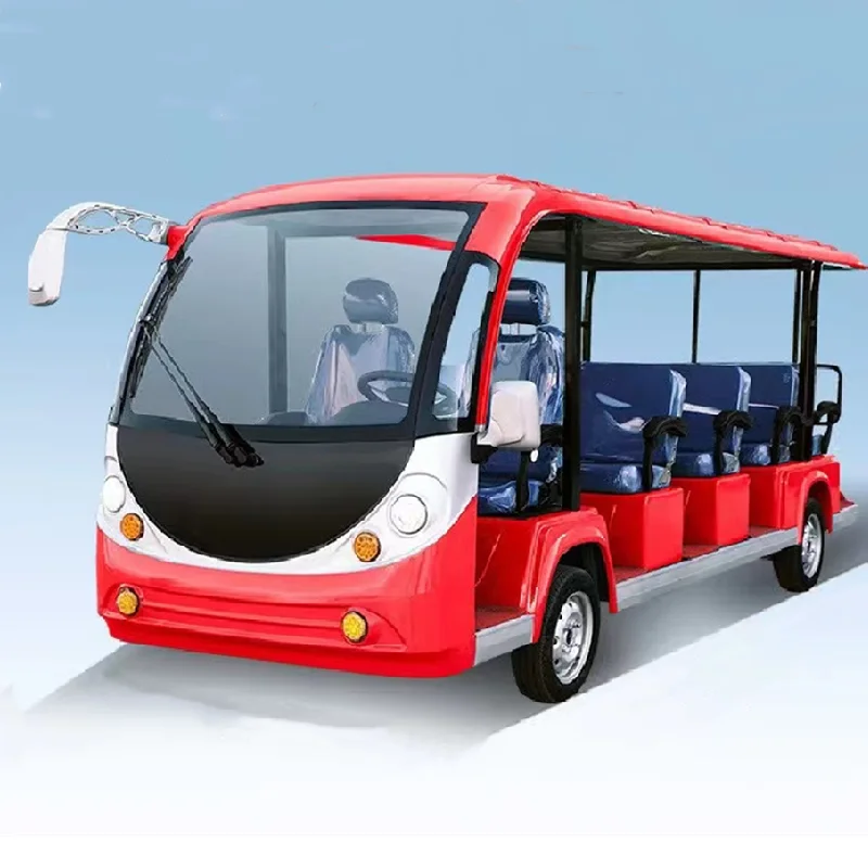 

Hot Selling New Energy Electric City Bus Solar Panel Powered Sightseeing Car Scenic Tour/Amusement Park Reception Car