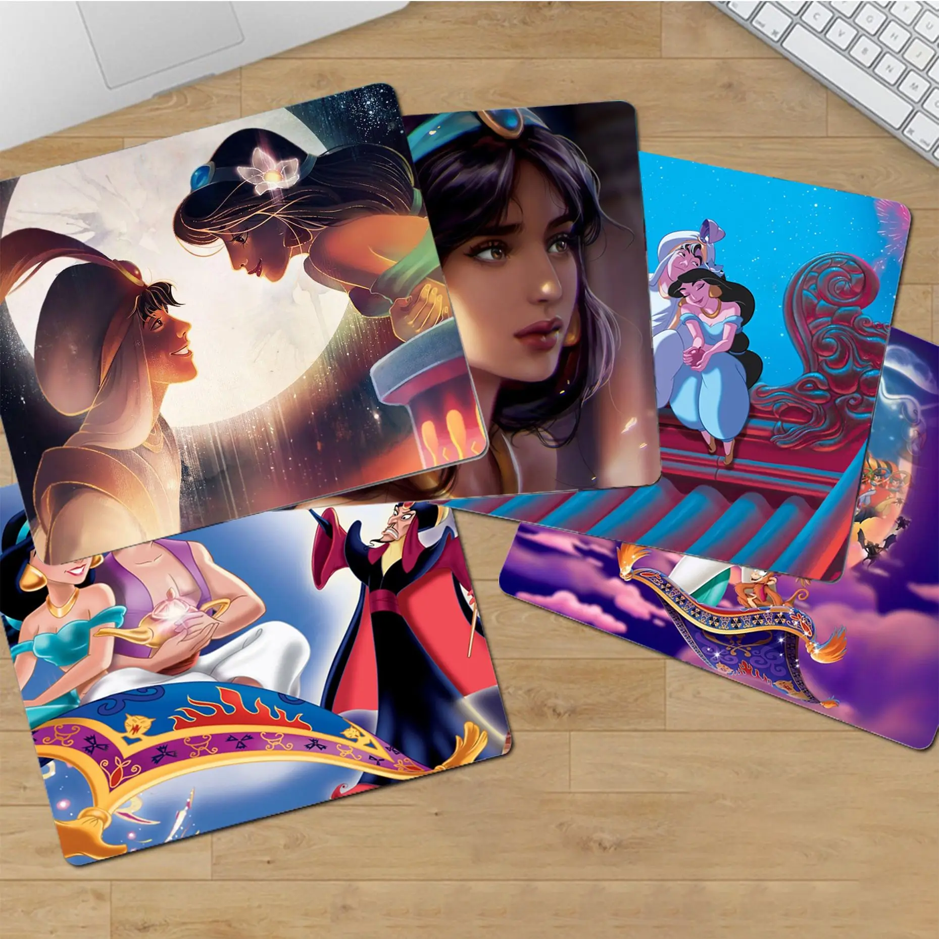 

Hot Sales Disey Aladdin Jasmine princess mouse pad gamer play mats Top Selling Wholesale Gaming Pad mouse