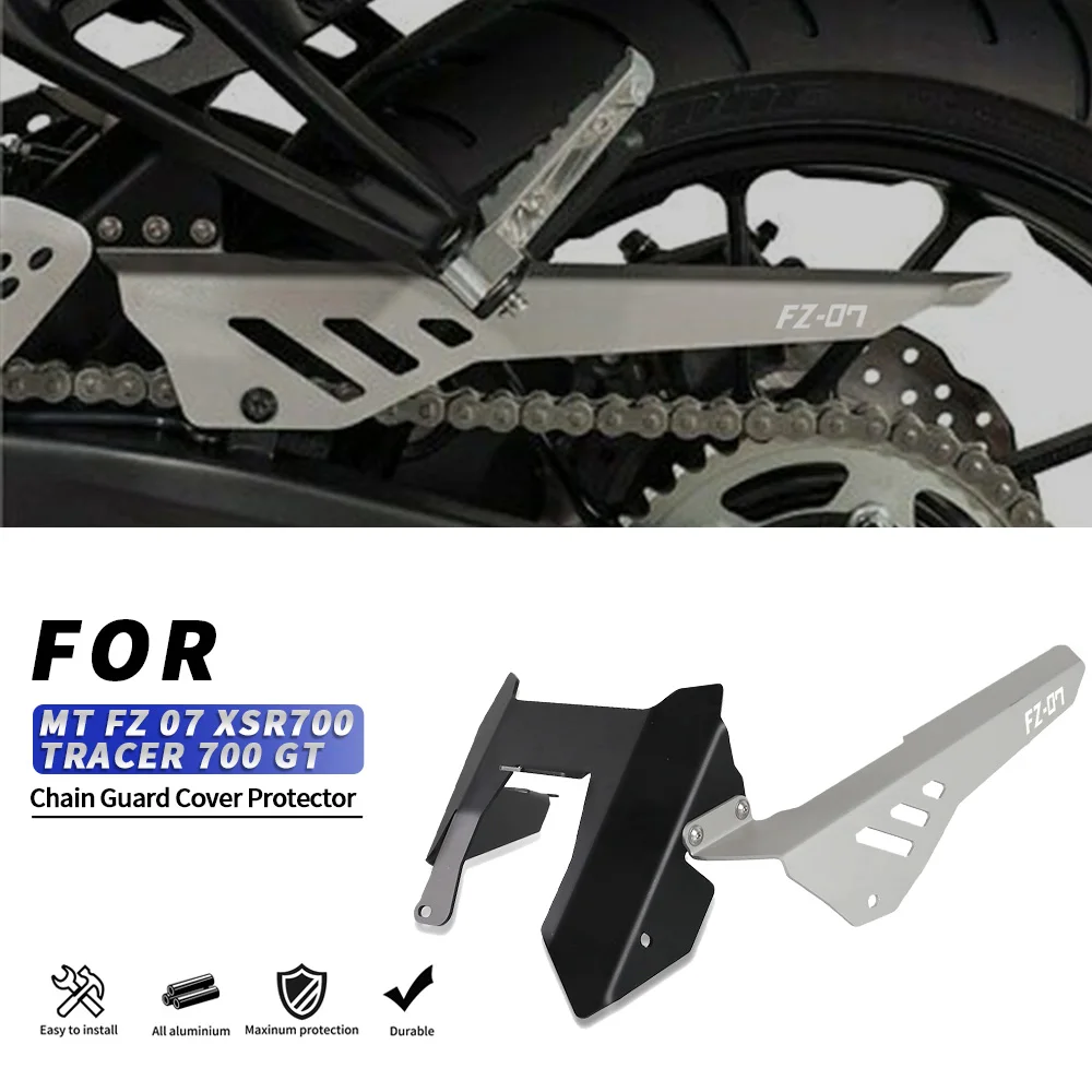 

Motor MT 07 FZ 07 XSR 700 Chain Guard Cover For Yamaha MT07 Tracer FZ07 XSR700 XTribute TRACER 700 7 GT 2021 2020 2019 2018-2013