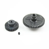 rc 27t 44t motor gear 2 4g for wltoys 114 racing remote control car 144001 benz man volvo trailer tractor parts accessories