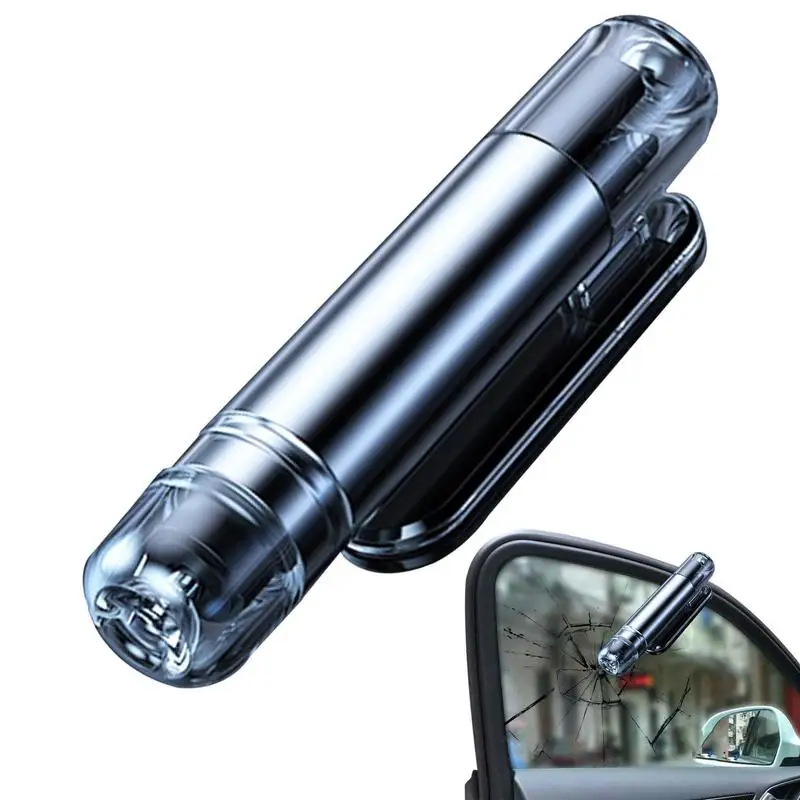 

Alloy Car Safety Hammer Seat Belt Cutter Car Window Glass Breaker Tool Escape Emergency Hammer Life-saving Rescue Tool