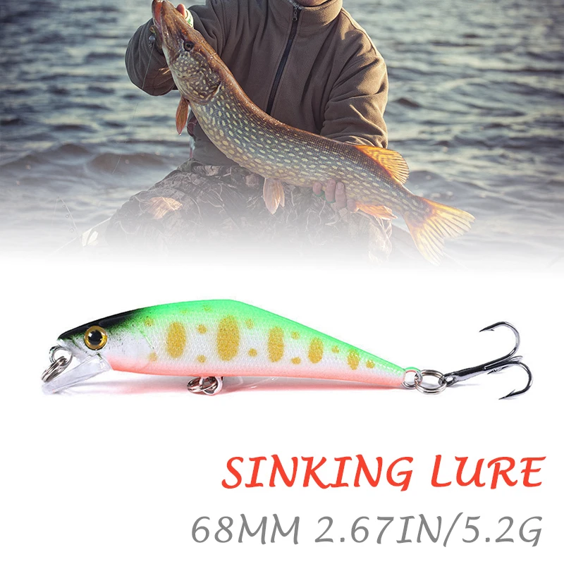 

fake lure for lake river reservoir pond stream ocean beach hard bait Productive when trolling for Bass Trout Carp fishing lure