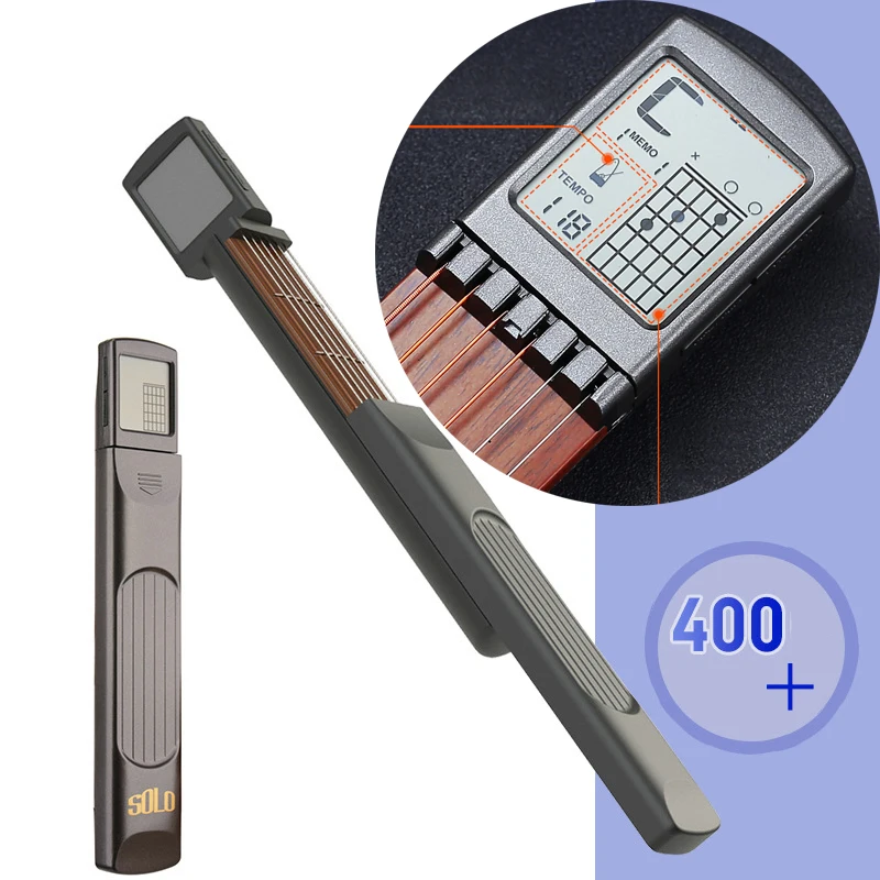 400 + шаблоны для аккордов портативный карманный тренажер инструменты практики