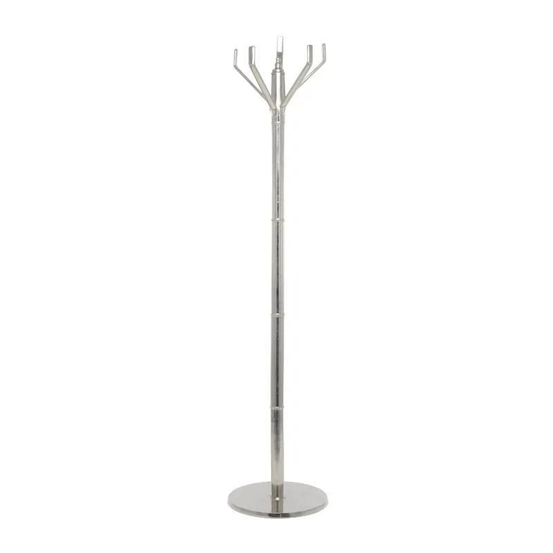 

The Novogratz 15" x 69" Silver Aluminum Coat Rack, 1-Piece
