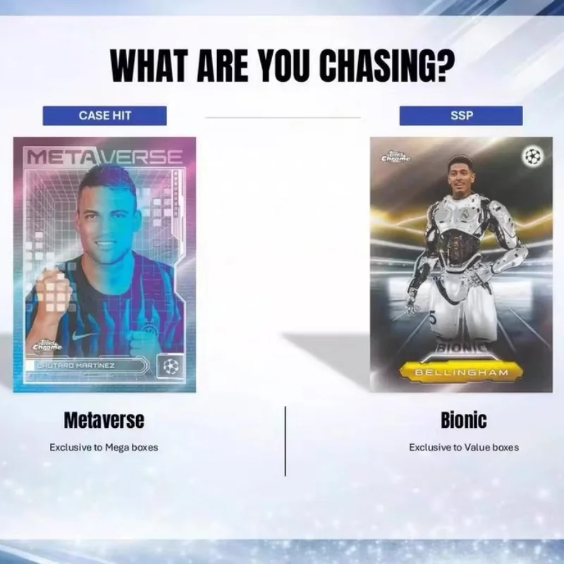 Фото Коллекционные карточки Topps Chrome Series 2025-26 по футболу: Премьер-лига и Лига чемпионов УЕФА, карточки с автографами, интересные подарки. №2