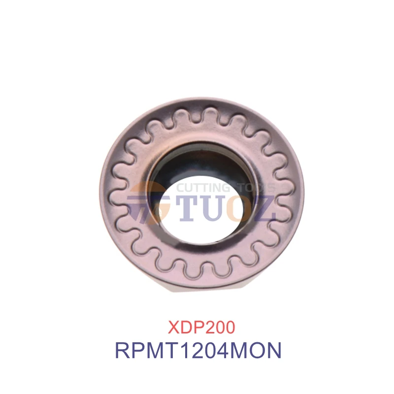 

RPMT1204MON XDP200 100% Original RPMT 1204 MON Carbide Insert RPMT1204 R6 CNC Cutting Tool Milling Blade