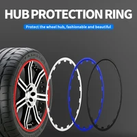4pcs new abs roll rimblades car vehicle wheel rim protector strip tire guard anti scratch decor for tesla model 3 y 2017 2022
