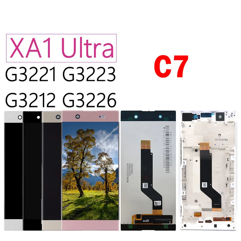 suitable for sony xa ultra screen assembly c6 c7 c8 mobile phone screen xa2 ultra lcd screen xa1 free global shipping