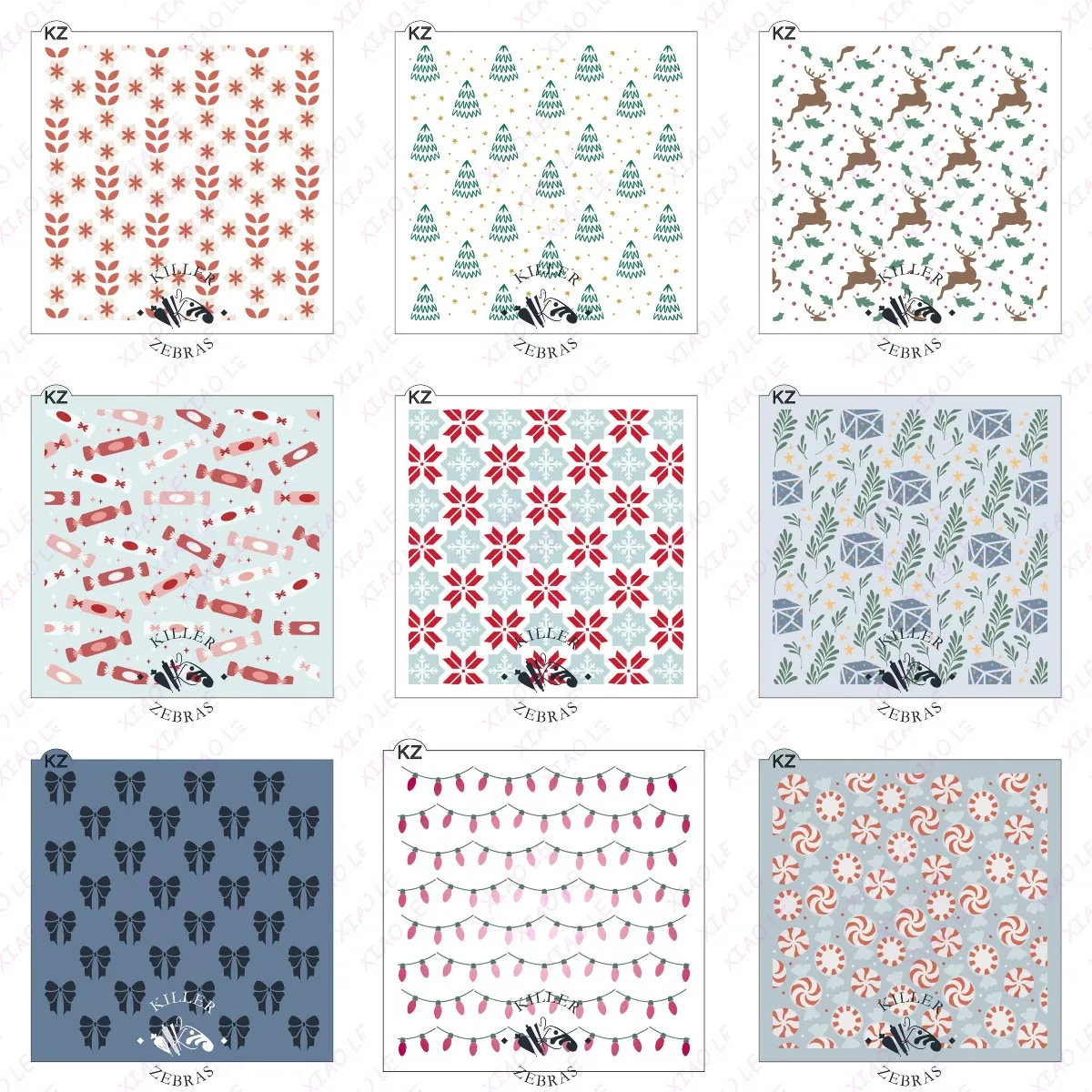 Новые рождественские волшебные игры с оленями сделай сам многослойные трафареты