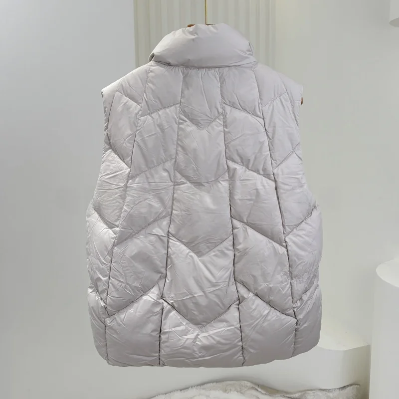 Same Sle with Mall 24580 зимняя одежда новинка 2024 женская модный однотонный простой пуховый