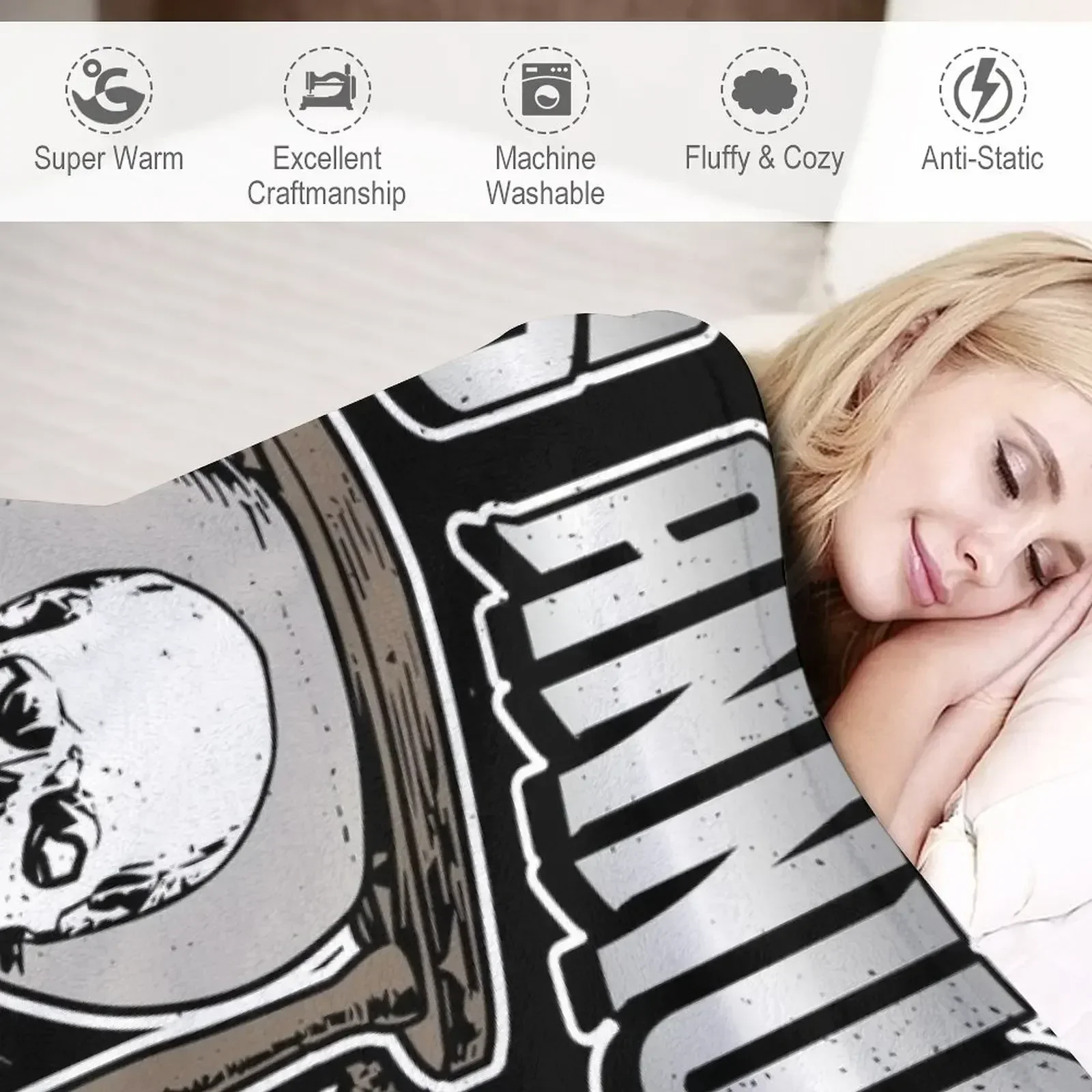 Зимнее одеяло с логотипом Unus Annus для диванов