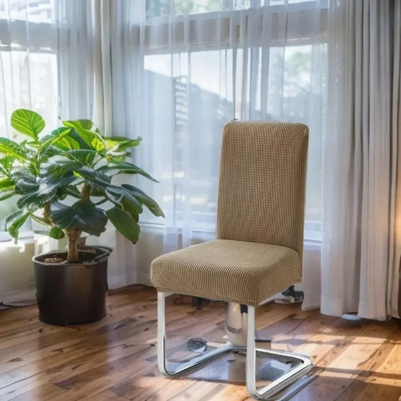 Утолщенные жаккардовые чехлы на стулья регулируемые сиденья эластичный