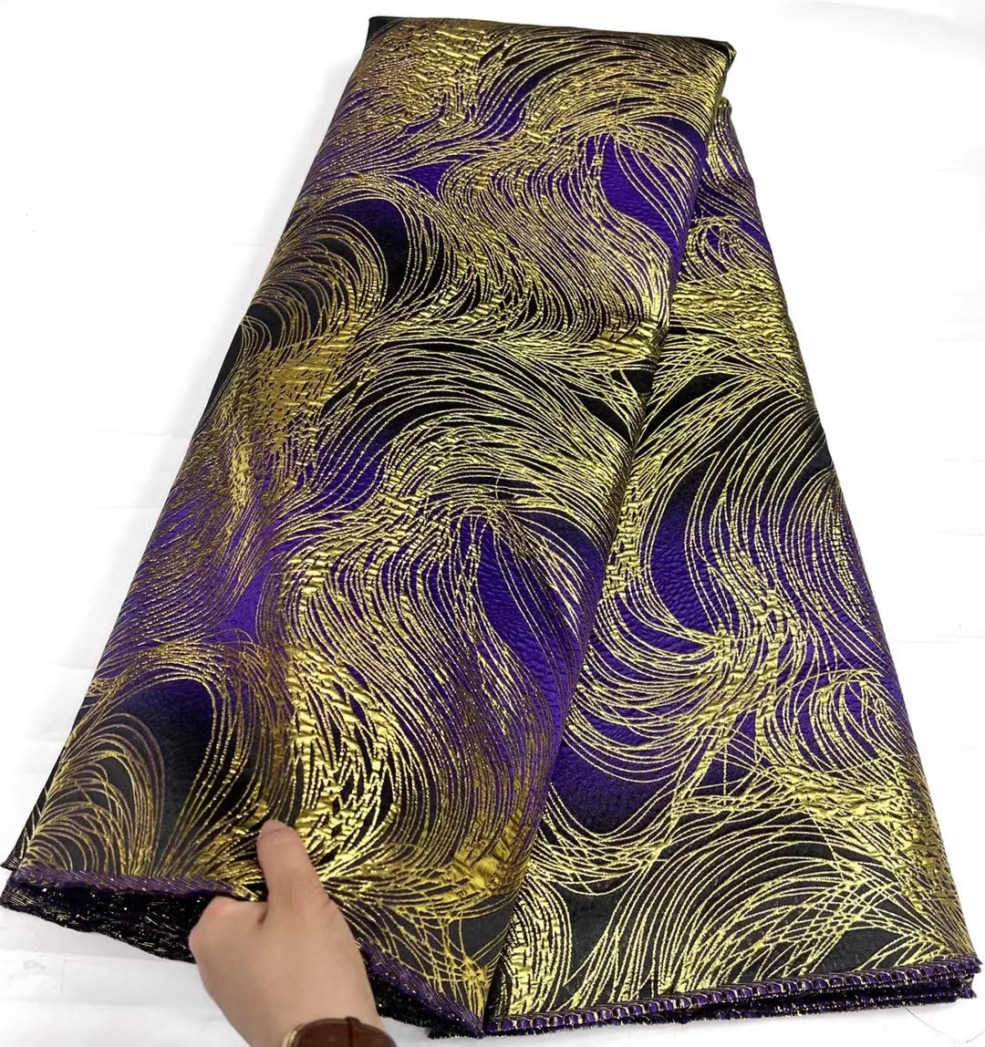 Горячая Распродажа Нигерия мода парчовое кружево высокое качество дизайн 2024