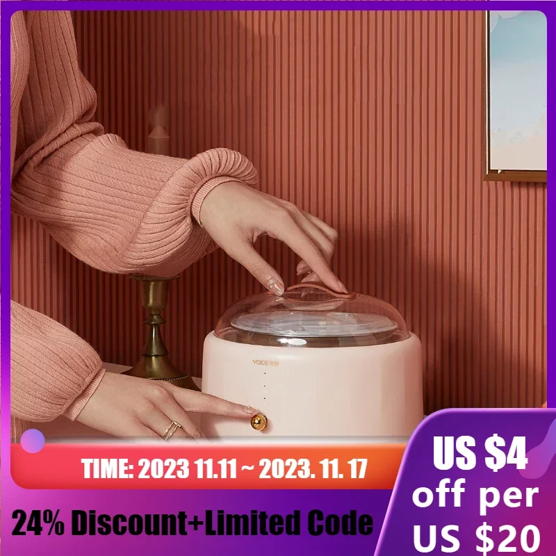 

Бытовая Автоматическая Йогуртница 3, компактная Йогуртница с кислотной кислотой, вкладыш из нержавеющей стали 304, интеллектуальная запрограммированная емкость 1000 мл