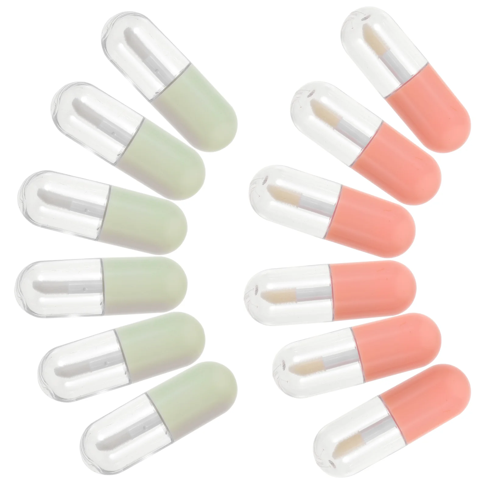 

Прозрачные тюбики для блеска для губ, женские разноцветные прозрачные пластиковые бутылочки, 20 шт.
