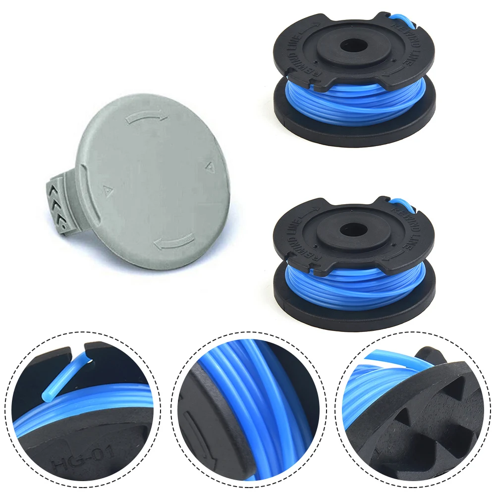 

Cap Cover Line Spool Kit For KARCHER LTR 18-30 Grass Trimmer Spool & Line Spool Cap RY124 2.444-016.0 Garden Trimmer Accessories