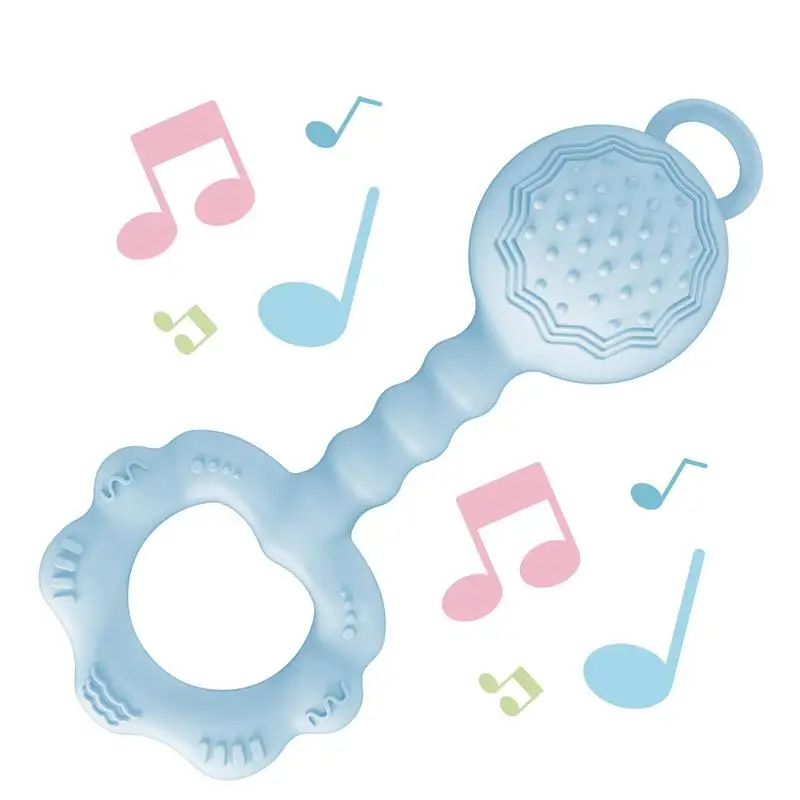 

Силиконовый Прорезыватель для зубов, с погремушками