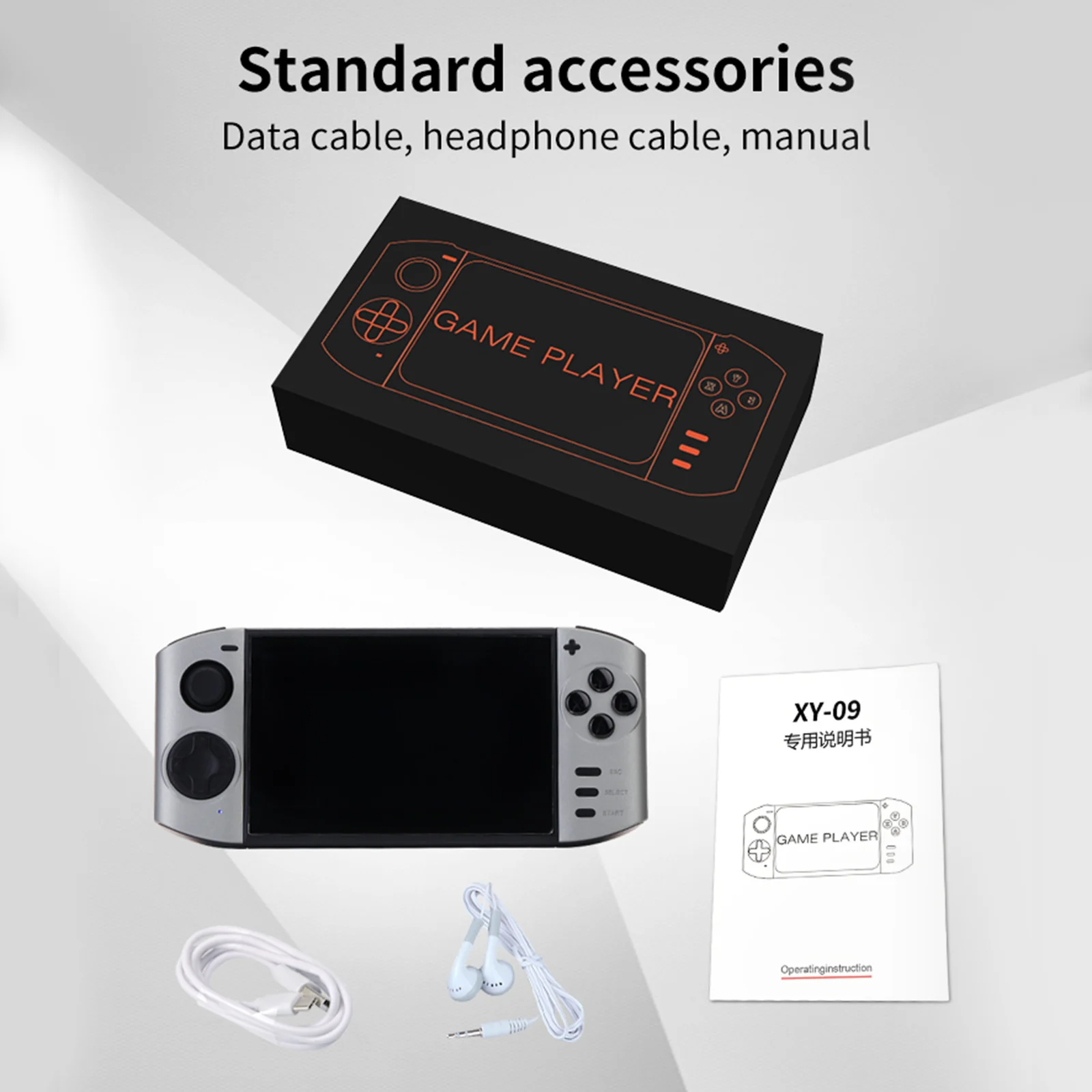 5.1 inch 16/9 HD Screen Handheld Game Console Video Gaming Player Toys 16 Million Colors Wireless Game Console