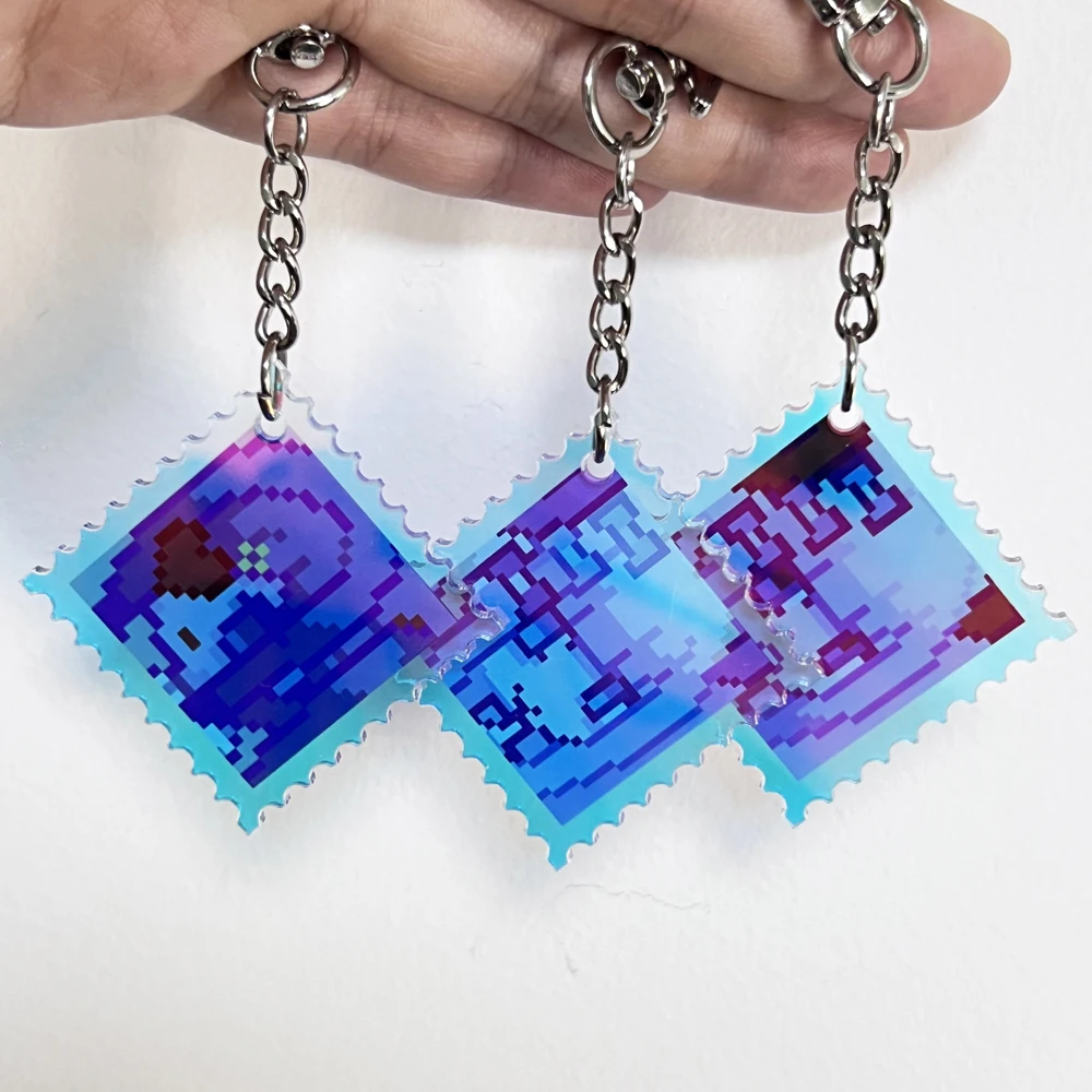 Игра Needy Girl Overdose KAnge Rain брелок из сплава для косплея лазерный кулон ключей милый