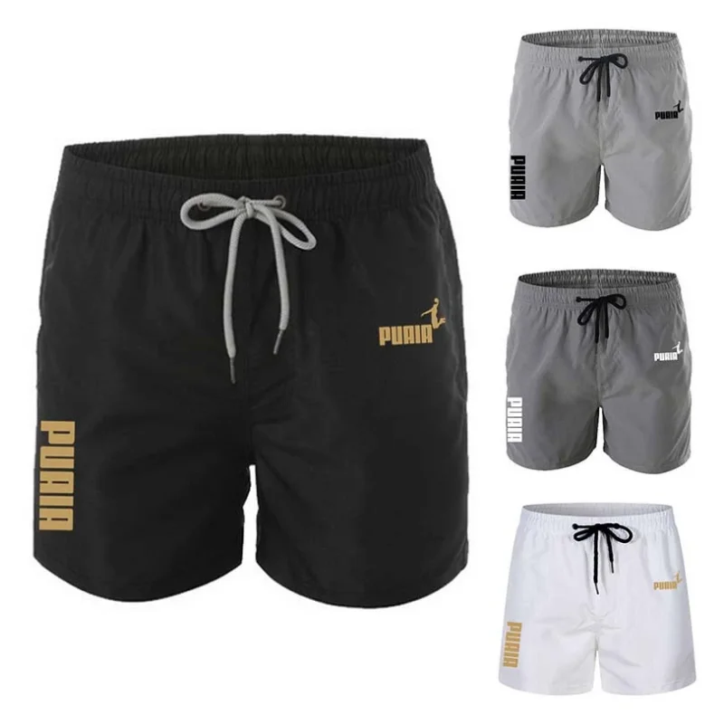 

2023 Summer New Drawstring Beach Board Shorts Men Swim Trunks Short Pants sweathshorts High Quality Shorts Brand Clothing