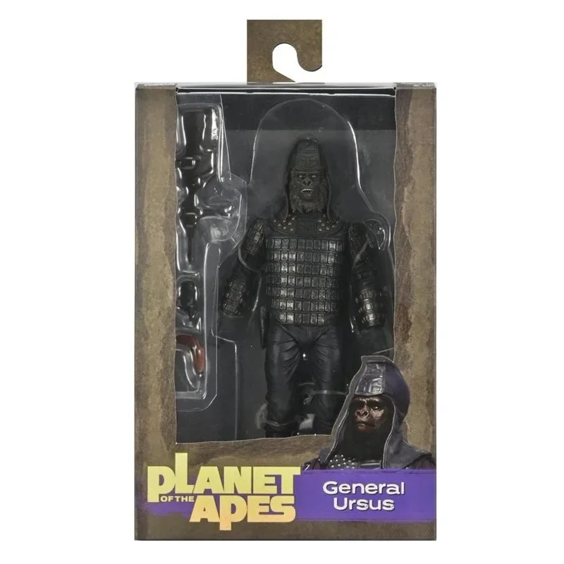 100% оригинальная фигурка NECA Planet of the Apes General Ursus Gorilla Soldier Dr.Zaius Zira 7 дюймов 4 упаковки