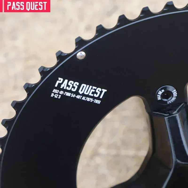 Двойная звездочка PASS QUEST 110bcd для Shimano 105 R7100 R8100 R9200 54 40 53 39 50 34 56 42 52 36T 110 bcd дорожное