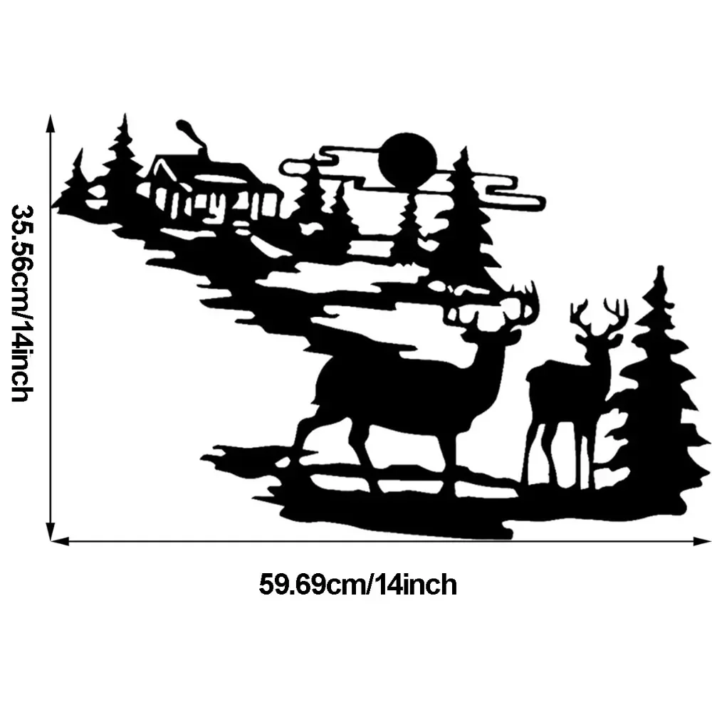 Очаровательный металлический настенный декор в деревенском стиле с