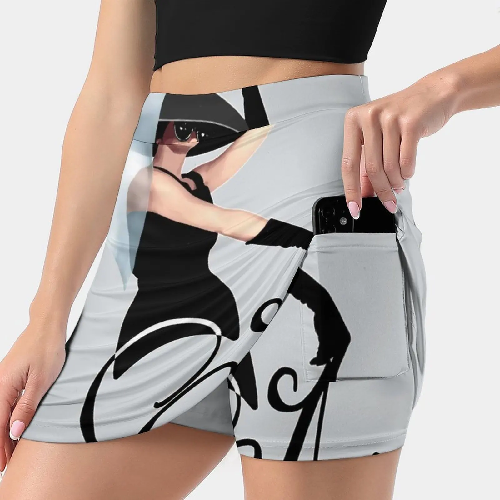 Одри Хепберн-маленькое черное платье Женская юбка эстетические юбки новые модные короткие юбки Одри