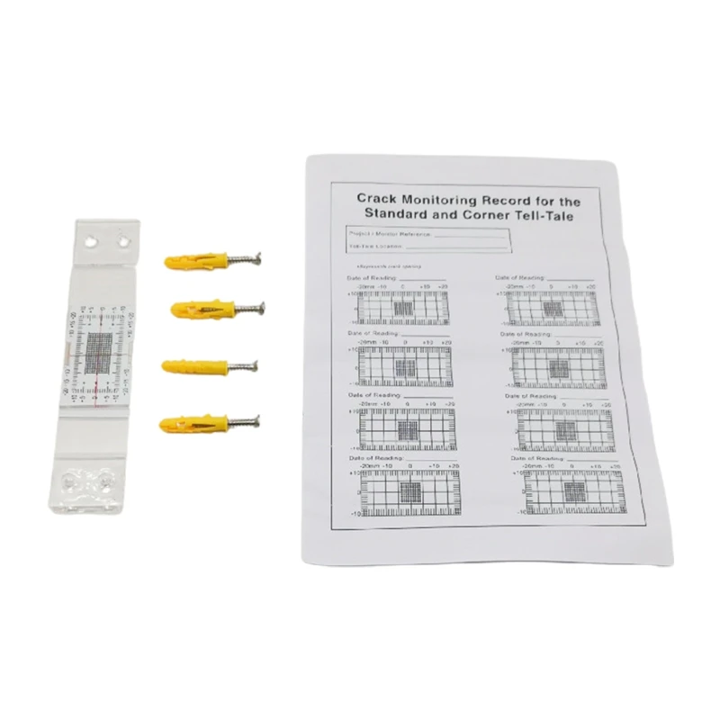 

Crack Monitoring Record- Plus Tell-Tale Crack Monitor for The Standard & Corner