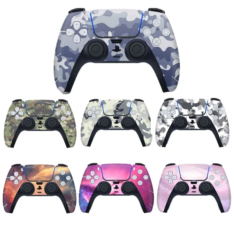 

Camouflage Protective Decal Skin Sticker For PS5 Gamepad Joystick Skin For SONY PlayStation 5 Controllers for PS5 Accessories