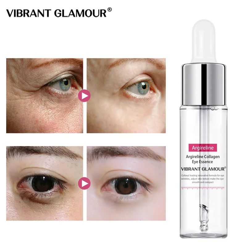 

VIBRANT GLAMOUR Peptide Collagen Face Serum Anti Aging Moisturize Hyaluronic Acid Facial Essence Firming Anti Wrinkle Face Care