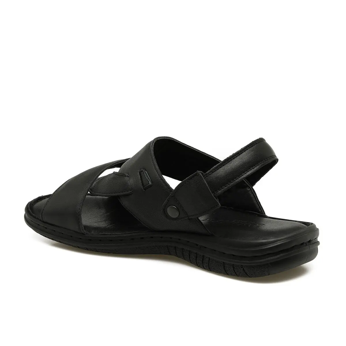 

160318.M1FX Black Male Sandals