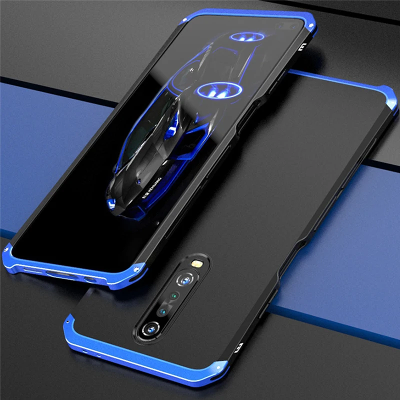 

Aluminum Metal Bumper Case For Xiaomi Redmi K40 Note 8 Pro Note 7 Armor Matte PC Cover For Xiaomi 11 5G 10 9 Pro Case Shockproof