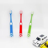 4pcs baby toothbrush children soft bristles cute toothbrush teethers soft silicone baby brush kids teeth oral care cleaning