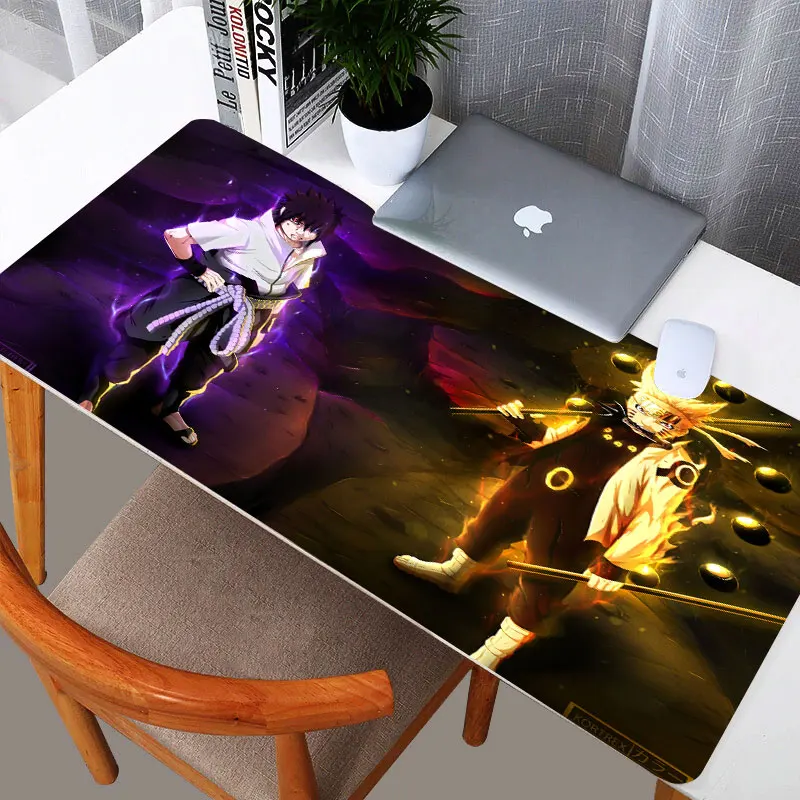 Игровой коврик для мыши AnimeNaruto, компьютерные коврики для мыши, коврик для мыши, Rgb, аксессуары для геймеров, коврик для мыши Xxl, коврики для аниме, коврик для мыши