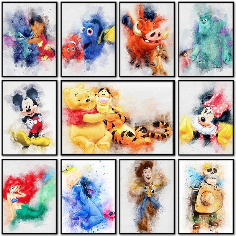 

5D DIY Diamond Painting Disney Lilo and Stitch Mermaid Girl Home Decor Full Round&Square Diamond mosaic embroidery Cross stitch