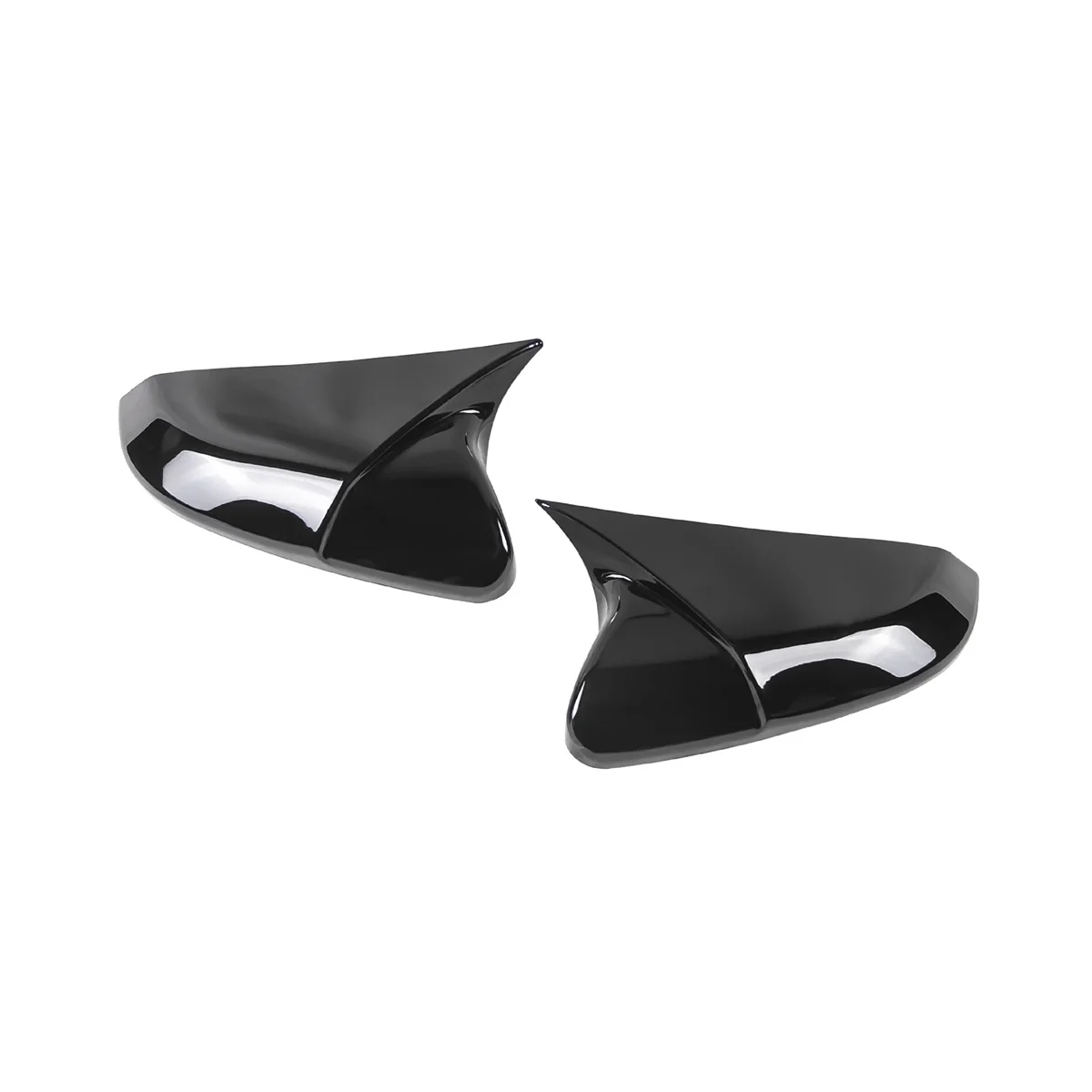 

Rear View Side Mirror Cover Rearview Caps for 10Th 2016 2017 2018 2019 2020 Accessories, 2PCS Black