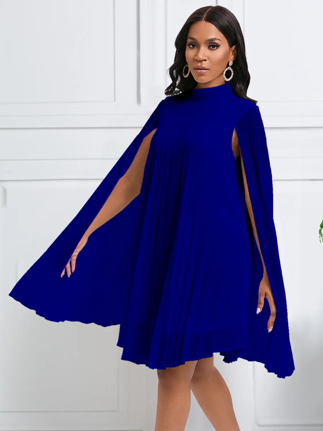 

Elegant Chiffon Evening Cloak Dresses for Women, Plus Size, Party Dress for Ladies, Mini, White, Wedding, Female, Prom, Summer