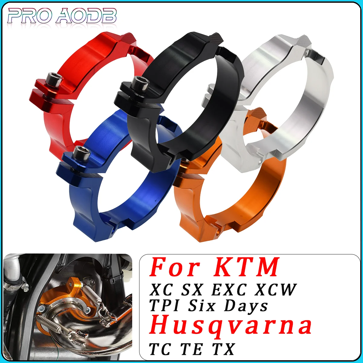Наконечник выхлопной трубы мотоцикла зажим для фланцы защитная крышка KTM 250 300 EXC XC