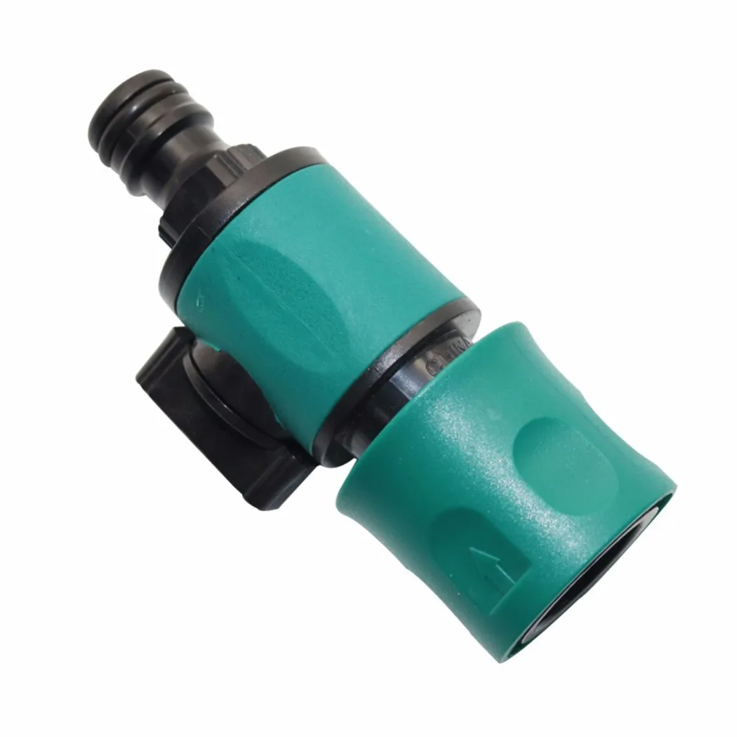 Hose Pipe Tap Shut Off Valve Fitting   Garden Quick Coupler Watering  Plants Lawns Agriculture Garden Water Connectors