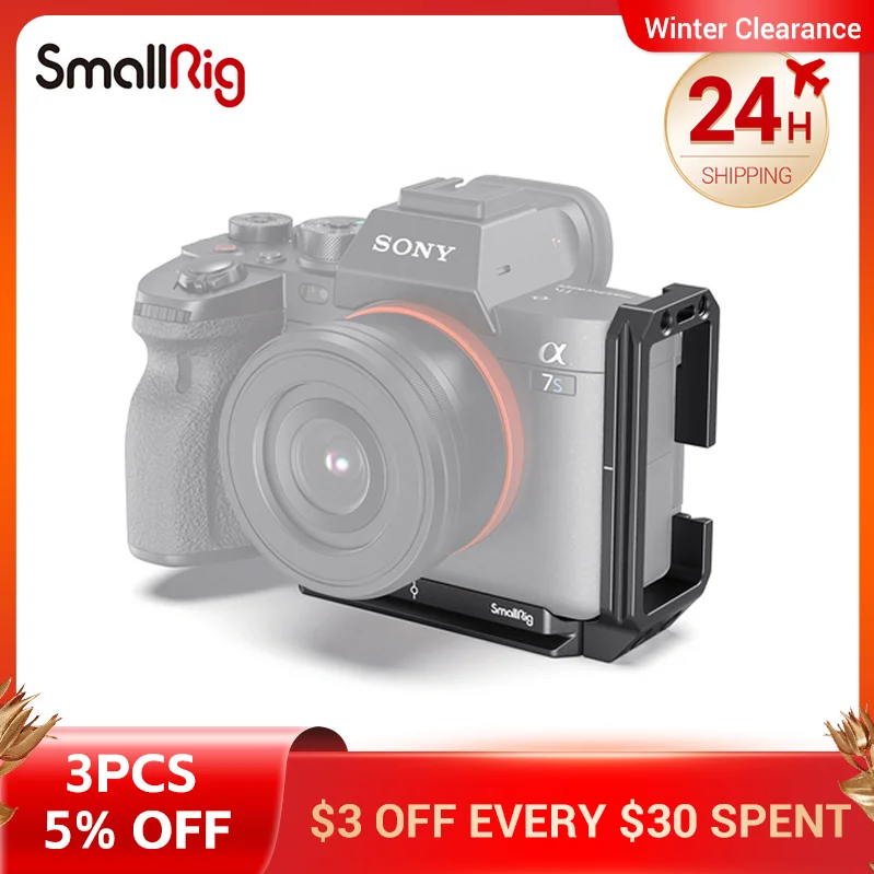 

Быстросъемный L-образный кронштейн SmallRig A7S3 для камеры SONY Alpha 7S III L-образная пластина 3003