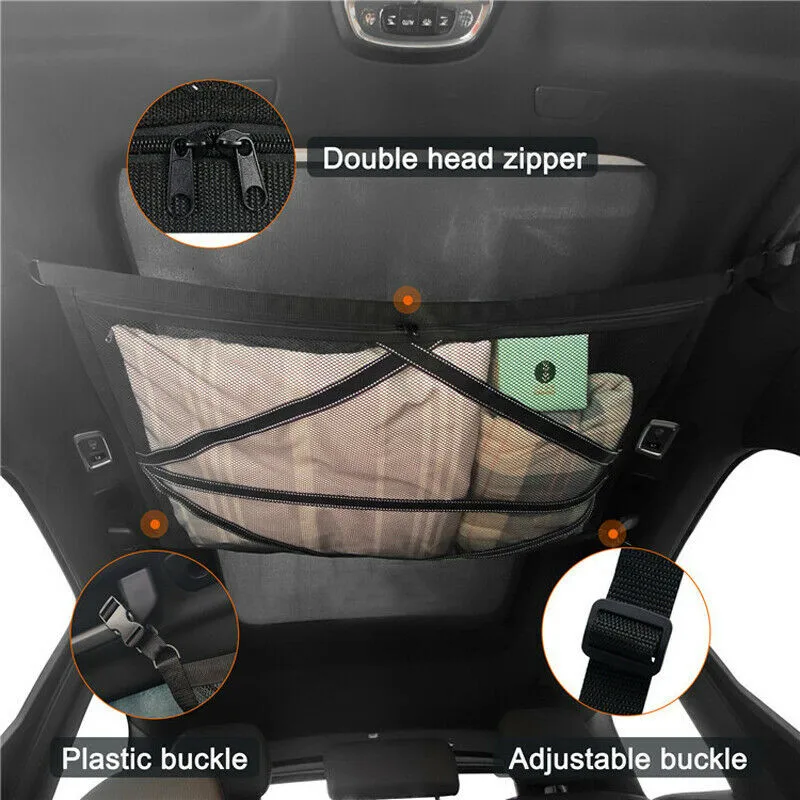 

Прочный двухслойный внутренний сетчатый органайзер для крыши